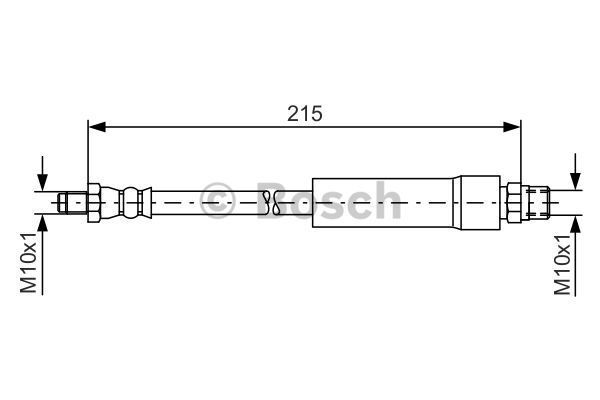 Bosch Bremsschlauch 1 987 476 142-image