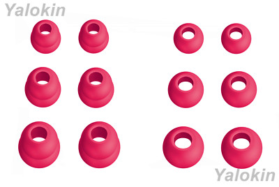 12pcs Ohrstöpseln für Anker Soundcore Leben P3i P2 Dot2 -cyclamen Rot in-Ohr (