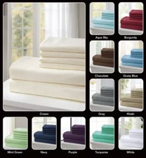 6 PC Sheet Set-2400 Virah Bella Platinum Collection King/Cal King-Assorted -NWT