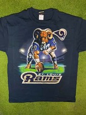 00s St. Louis Rams - Liquid Blue - Vintage NFL T-Shirt XL 