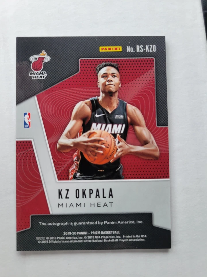 2019-20 Prizm KZ Okpala Rookie Signatures Auto RC  - Image 2 of 2