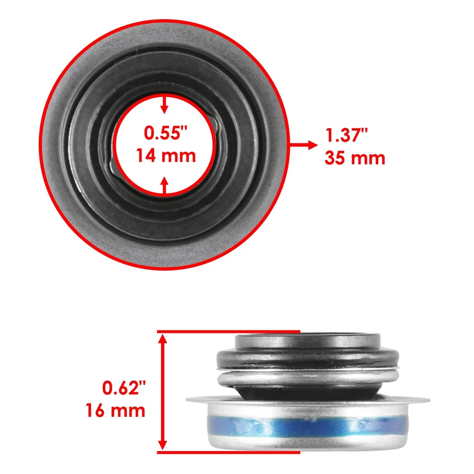 Cojinete Caltric y bomba de agua para Yamaha YZF R6 2000-2004 Foto 3 de 4