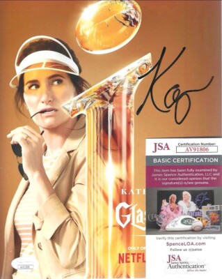 KATHRYN HAHN SIGNED GLASS ONION KNIVES OUT 8x10 PHOTO - JSA COA