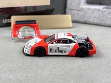 SH 1:64 White Red F40 LM Super Racing Sports Model Diecast Collect Car