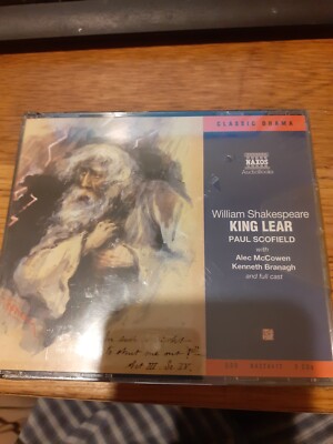 King Lear 3 X AUDIO CD NEU VERSIEGELT KENNETH BRANAGH PAUL SCOFIELD SHAKESPHERE