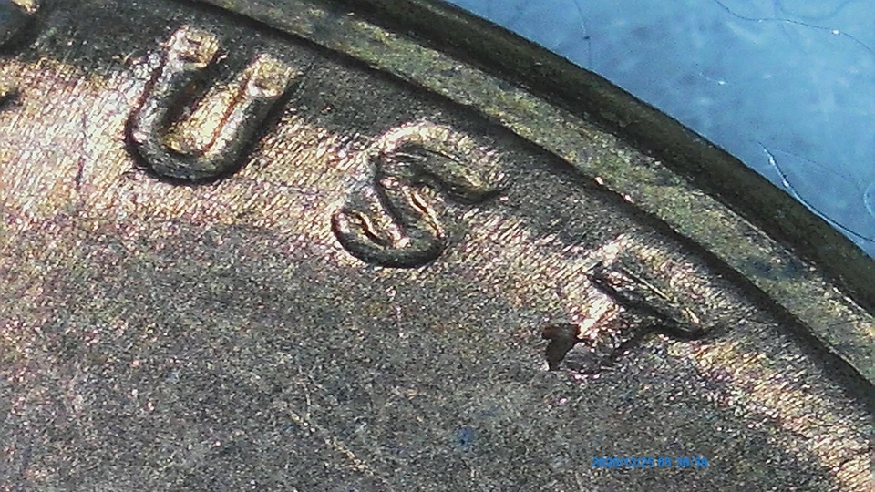 1954 Lincoln Penny Error DDO MS Red BU Uncirculated Obverse and Reverse and Rim - Image 3 of 4