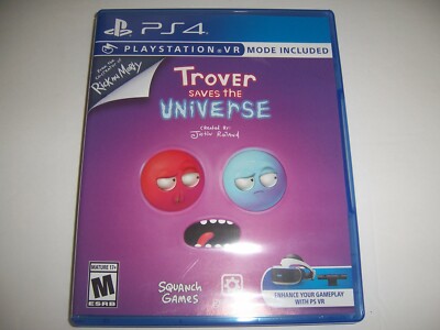 Replacement Box Case TROVER SAVES THE UNIVERSE Sony PlayStation PS4  ORIGINAL