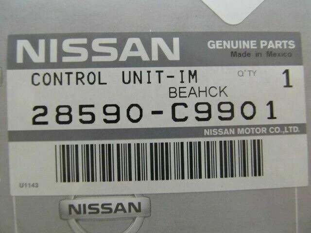 Módulo inmovilizador de encendido genuino Nissan 2000-2006 Altima Máxima 28590-C9901 Foto 4 de 4