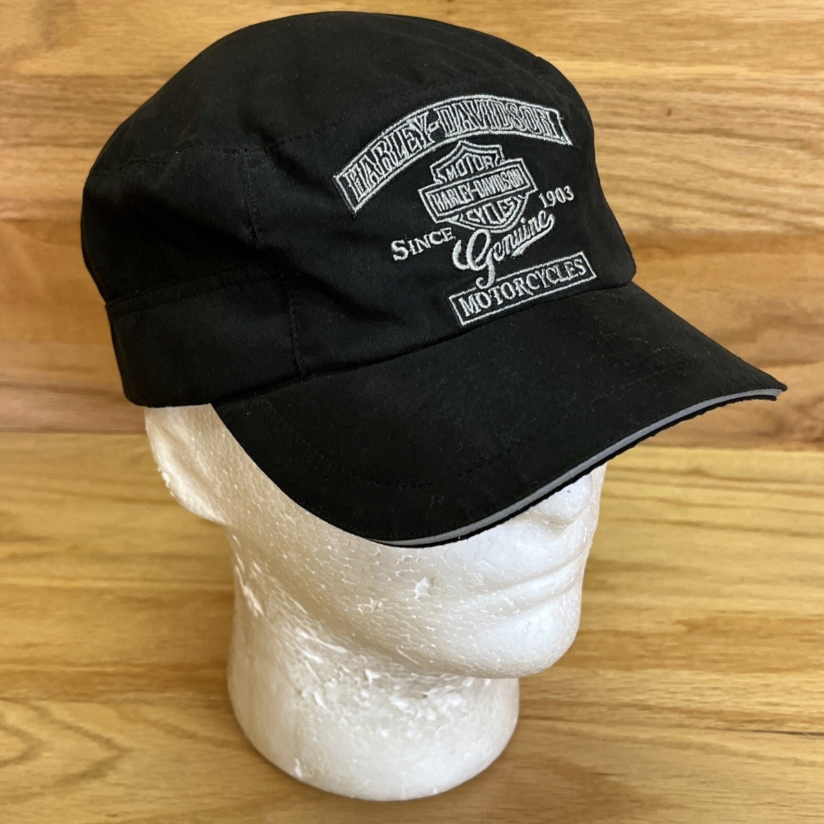 Womens Harley Davidson hat 97736-25VW Harley-Davidson women´s Newsboy Cap black at  main image 2