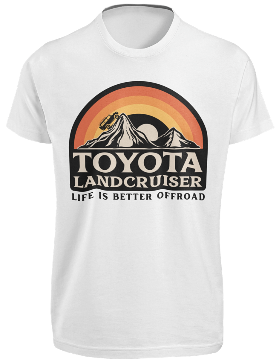 Toyota Landcruiser T-SHIRT S-3XL Life Is Better Off Road Graphic