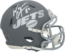 Wayne Chrebet New York Jets Autographed Riddell Slate Speed Mini Helmet