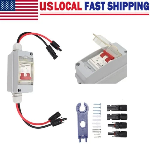 500V 32A Disconnect Switch Waterproof Circuit Breake For Household RV Solar