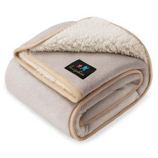 Waterproof Pet Blanket, Liquid Pee Proof Dog Blanket for Sofa Bed Couch, Reve...