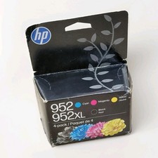 hp 952xl ink cartridge genuine 4 pack EXP. 10/2027