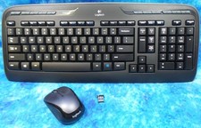 Logitech K330 Wireless Keyboard  M325 Mouse Combo w/ Unifying USB 2.4ghz Dongle