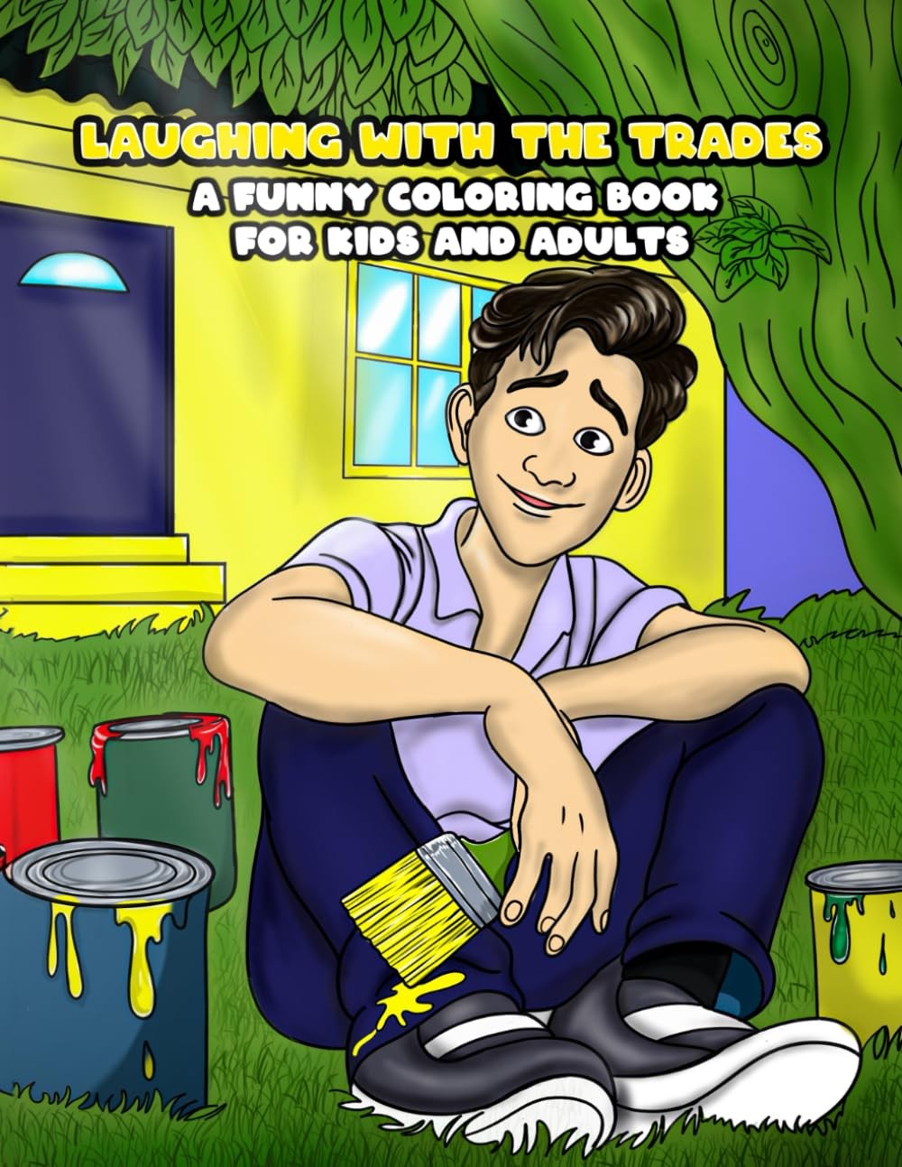 LAUGHING WITH THE TRADES: A FUNNY COLORING BOOK FOR KIDS AND ADULTS - Image 3