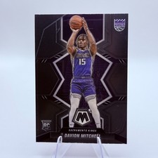 Davion Mitchell 2021-22 Panini Mosaic #208 Rookie Sacramento Kings Card NBA. rookie card picture