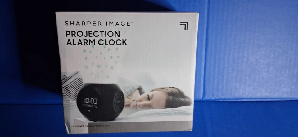 The Sharper Image Projection Alarm Clock Read Description NIB - Image 4 of 4