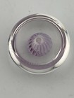 3” Rd  Peter Schiller 1989 Signed Paperweight Hand Blown Art Glass -Pink Detail — photo 5