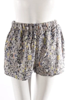 BLEND Shorts Damen Hose Gr. DE 36 silberfarben-blassgelb-hellgrün - Bild 1 von 4