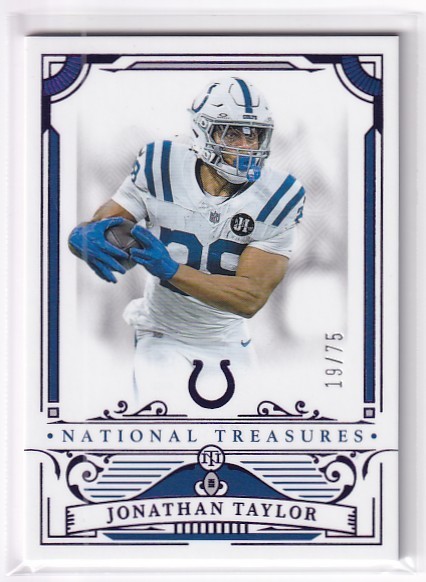 2025 National Treasures JONATHAN TAYLOR #43 Purple 19/75 - Colts