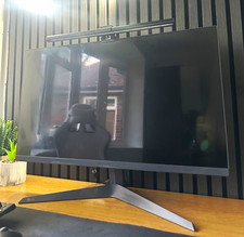 LG UltraGear 27in Flat Screen Gaming Monitor Black with Stand
