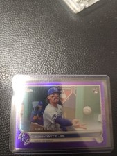 2022 Topps Chrome  - Rookie Debut Bobby Witt Jr. #USC176 Purple Refractor (RC)