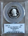 2007 S PCGS PR69DCAM WASHINGTON SILVER QUARTER COLLECTABLE BIRTHDAY GIFT IDEA