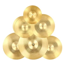 Cymbal Pack 6 Pieces Cymbal Set 10 14 16 18 20 Inches Cymbals for Drum