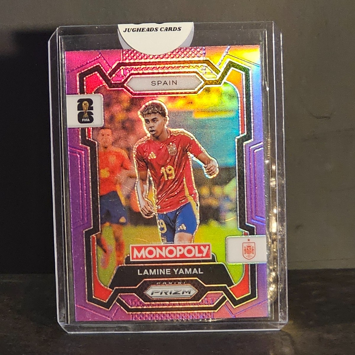 Lamine Yamal 89/99 Purple 2026 Panini Monopoly Prizm FIFA World