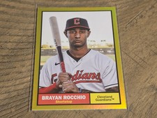 2024 Topps Archives #88 Brayan Rocchio Yellow Foil Nmmt