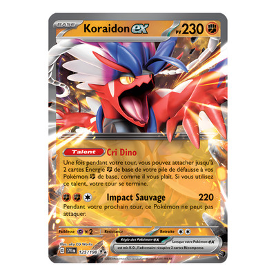 Koraidon EX 125/198   Pokemon Karte EV01 Scharlach & Lila EV1 NM TCG Card