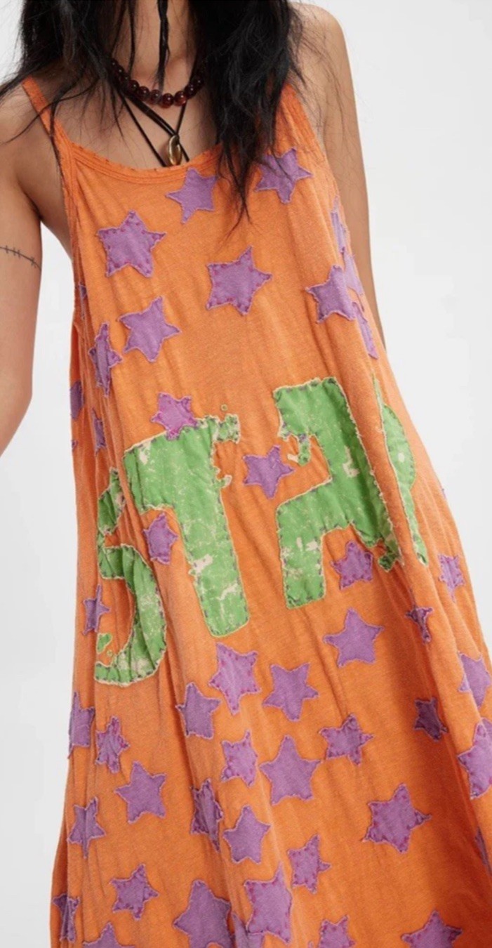 Magnolia Pearl⭐️SOLD OUT⭐️ Star Applique Lana Tank Dress - Vision NWT LAST ONE image 4