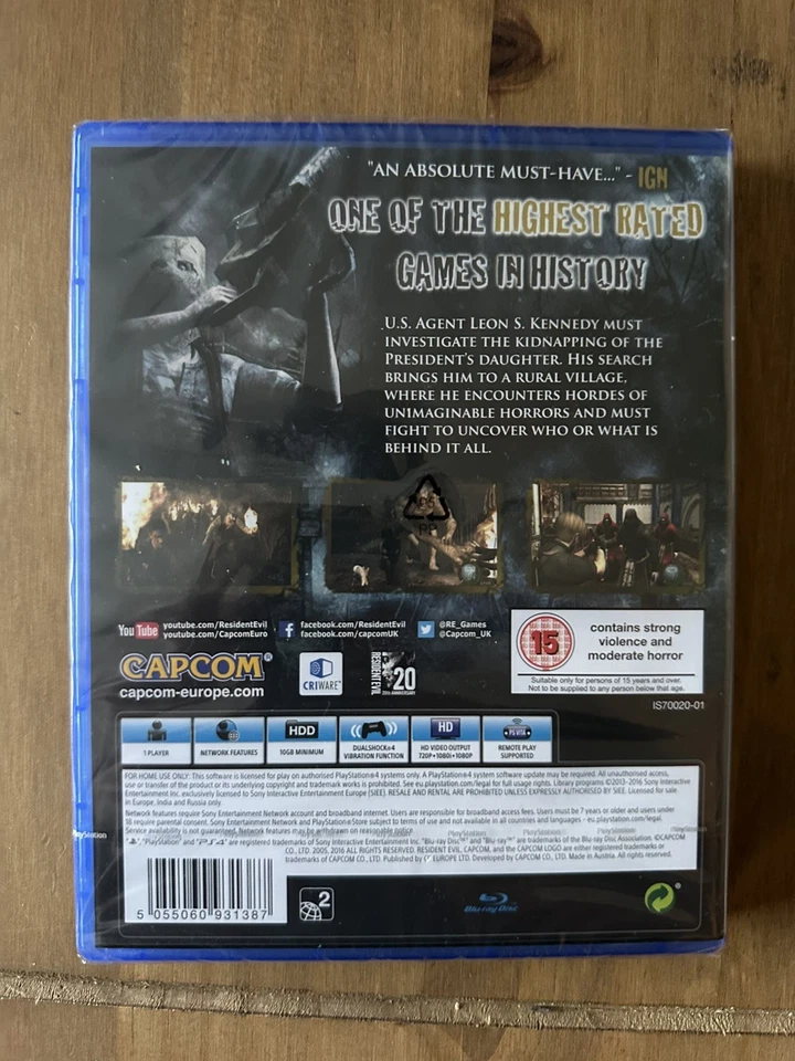 Resident Evil 4 (Original HD) - PlayStation 4 - PS4 - Image 2 of 2