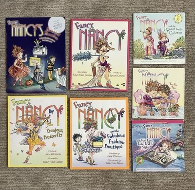 Fancy Nancy Book Lot of 8: Tea for Two; Late Late Night; Sensational Babysitter