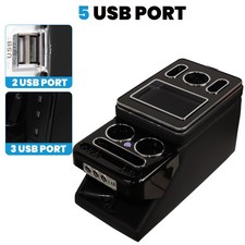Staufach Mittelkonsole F&uuml;r Mercedes V-klasse Vito W447 LED USB RGB Beleuchtung