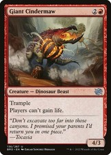 MTG - Giant Cindermaw - The Brothers' War - X1 - (NM) - #P7563