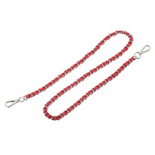Purse Chain Strap, 32" Purse Strap Shoulder Bag Replacement Strap, Red Silver