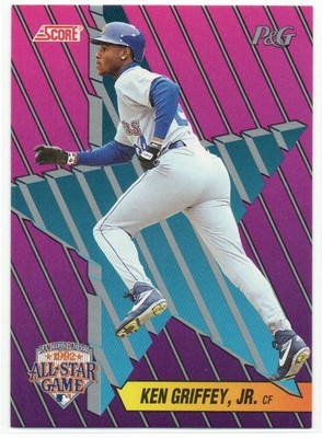 Ken Griffey Jr. 1992 Score Procter and Gamble #7 Seattle Mariners Hall of Fame 4