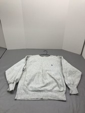 Champion Reverse Weave Sweatshirt Mens Large Gray Crewneck Pullover Made USA 90s