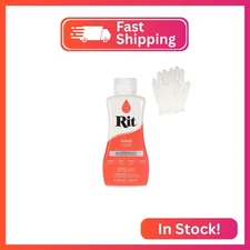 Rit Dye – Liquid Fabric Dye for Crafting, Clothing, and Décor – 8 oz. Bottle – C