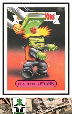 2022 Topps Garbage Pail Kids: Book Worms #71a Flattened Frank