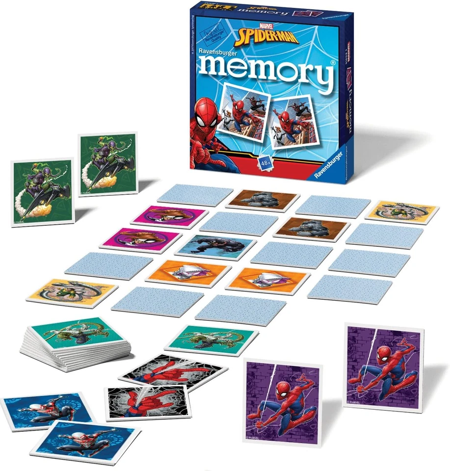 Ravensburger Marvel Spiderman Mini Memory Game - Matching Picture Snap Pairs...  - Image 2 of 4
