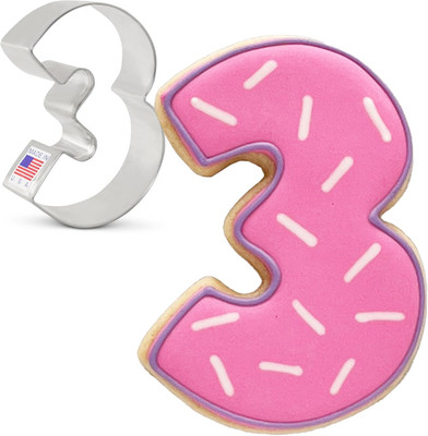 Keksausstecher Nummer Drei, Nr 3-8,3 cm - Ausstechformen von Ann Clark USA