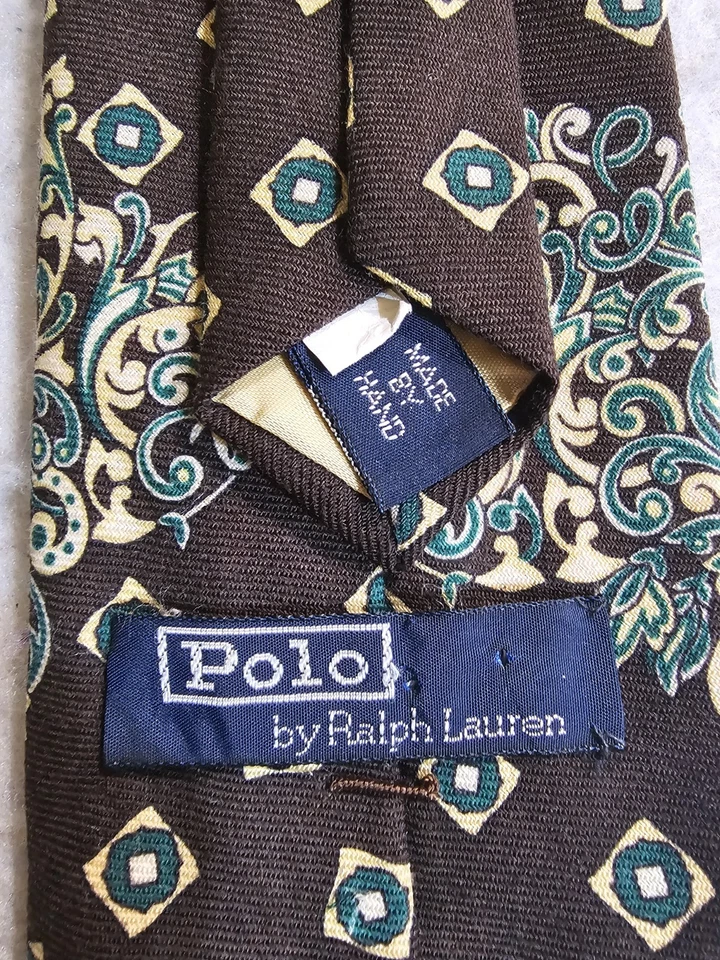 Vintage 90s Polo By Ralph Lauren Hand Made in USA Red Stag Buck Hunting 60" Long - Image 4 of 4