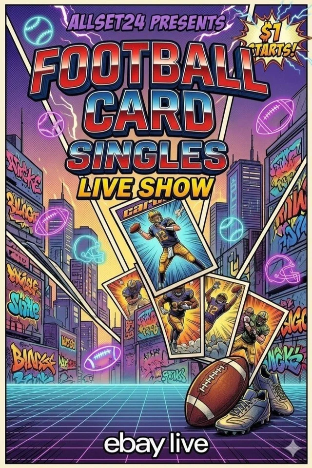 Football Singles - $1 Starts w/ Allset24 - Reduced Shipping