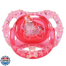 CutiePlusU Adult Sized Pacifier Dummy for Adult DIY Handmade-Unicorn Crystal