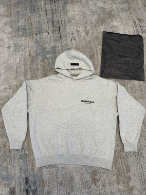 essentials fear of god hoodie Size M  Light Oatmeal 