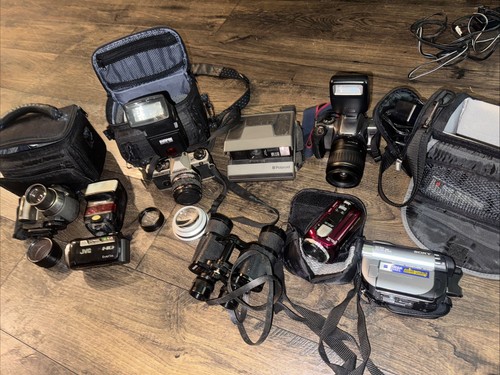 Canon Olympus Konica Digital Cameras Recorders Carrying Bags Plus So Much More - Picture 2 of 15