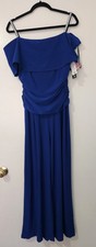 R&M Richards Womens Blue Rhinestone Cold-Shou...